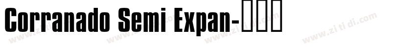 Corranado Semi Expan字体转换 Corranado Semi Expan字体转换